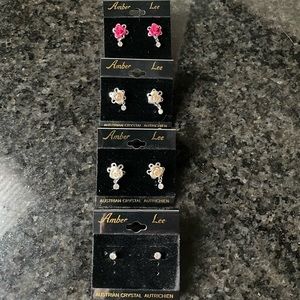 Amber Lee Earrings NWT - Lot of 4, purchased but never worn